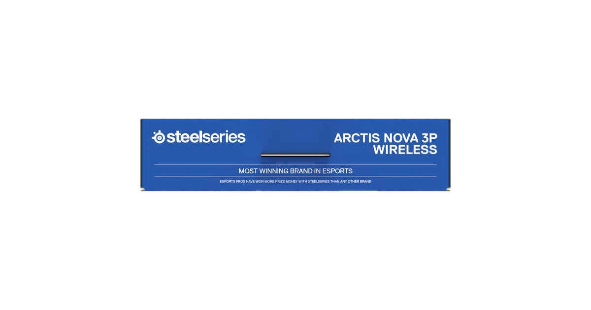SteelSeriesArctis Nova 3P Wireless over-ear gaming headset  (Wit, 2.4 GHz / Bluetooth 5.3, Pc, PlayStation 5, PlayStation 4, Switch)