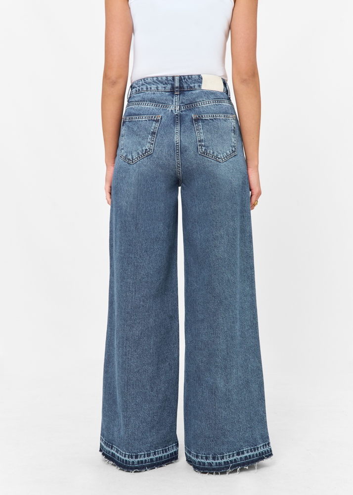 Fem jeans blauw