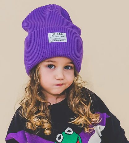 Lil'Boo Copenhagen Mütze - Strick - Gemütlich Beanie - Light Pur