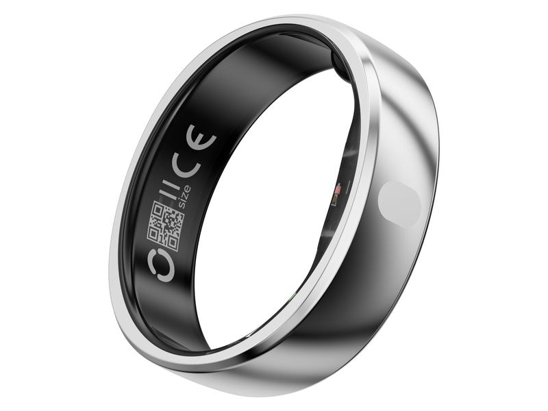 RingConn Smart Ring Gen 2 Air Grösse 6 Silber Eleganter Gesundheitsbegleiter mit Herzfrequenz-, Schlafanalyse und Aktivitätsüberwachung