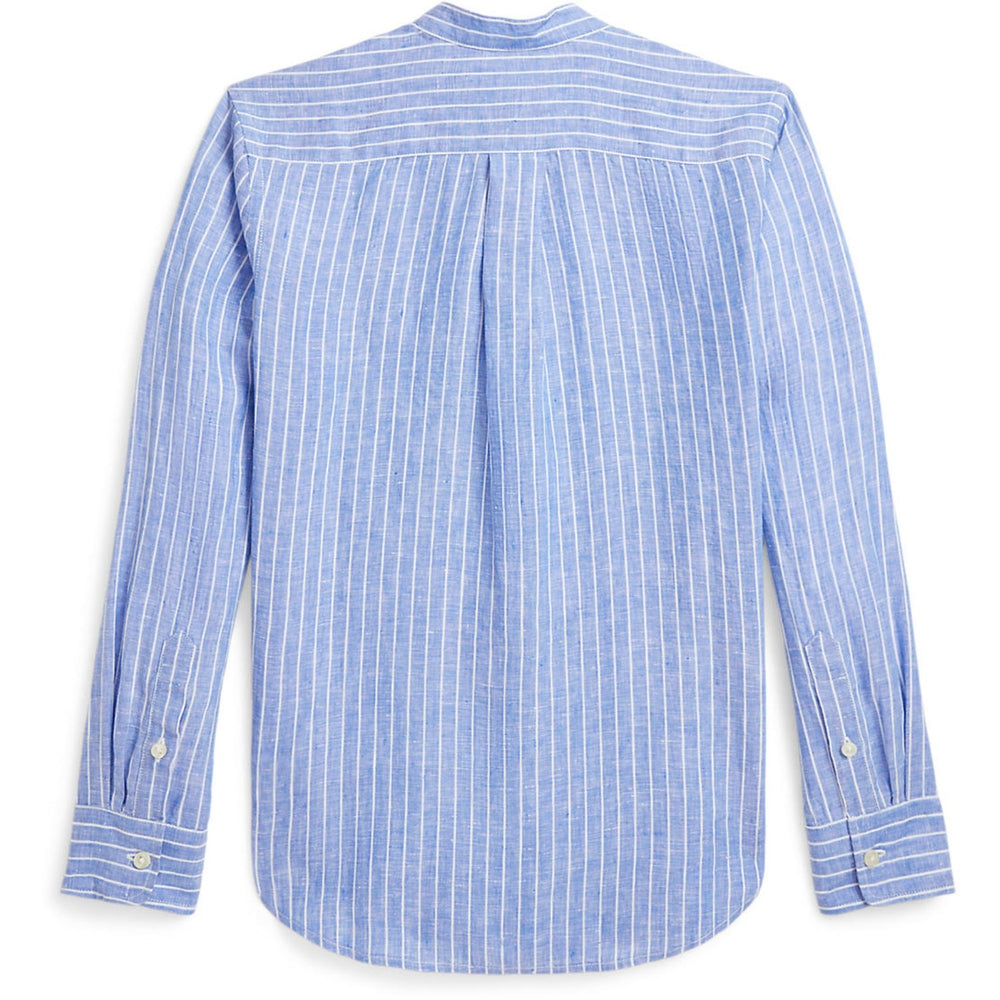 Køb Polo Ralph Lauren Blue White Boy Sport Skjorte