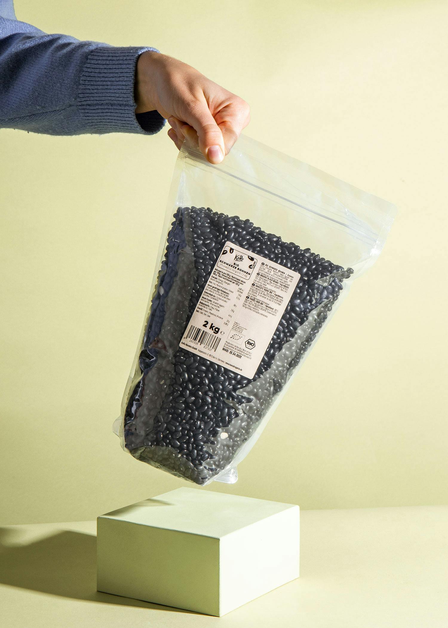 Schwarze Bio Bohnen 2 kg
