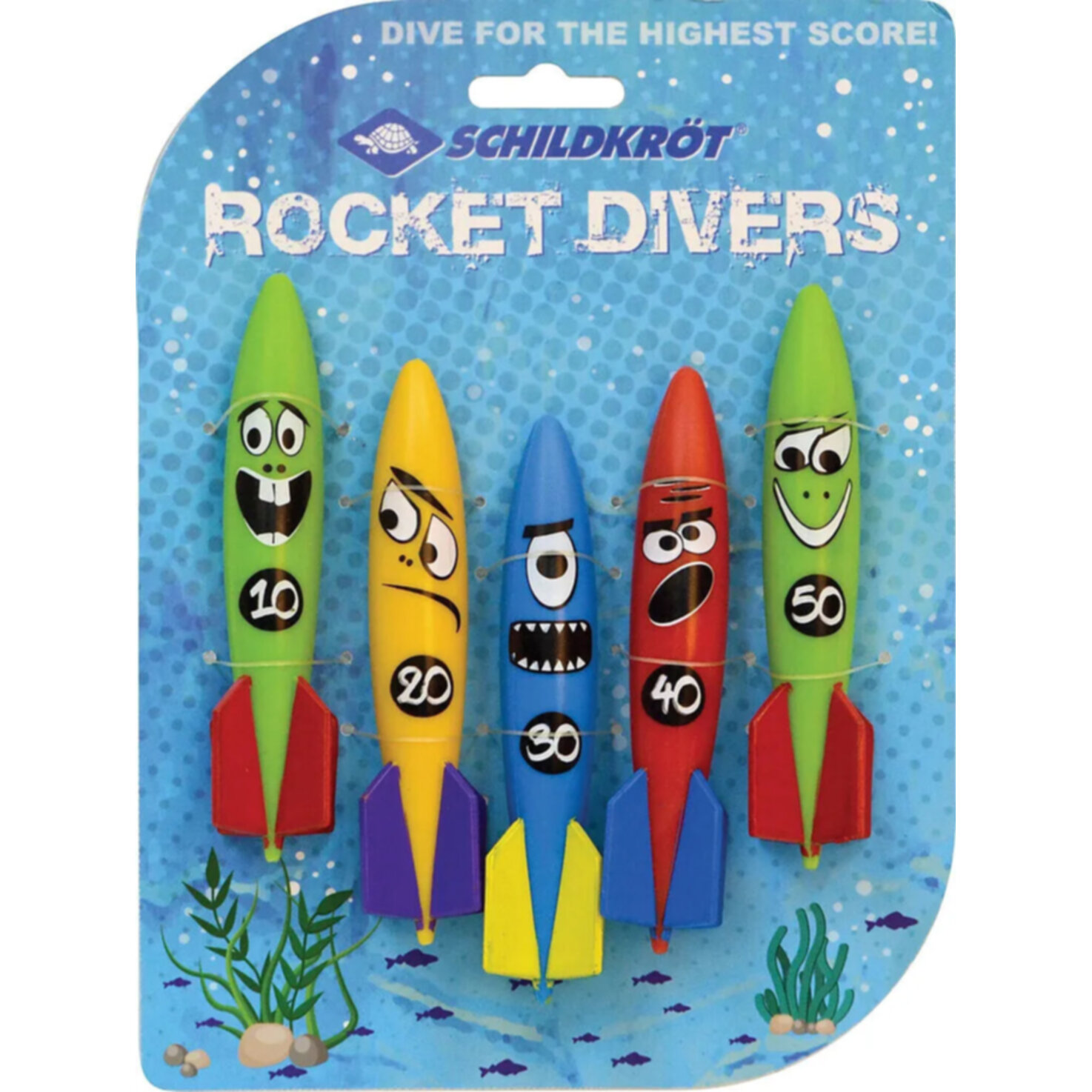 Schildkröt Rocket Divers 5er Set