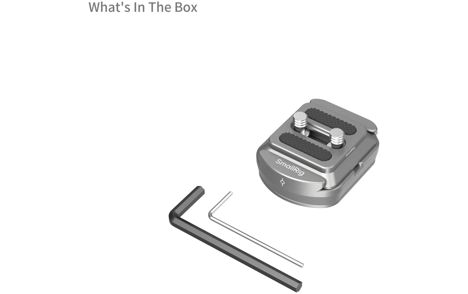 HawkLock H38 Arca-Swiss SchnellwechselplatteEine HawkLock-Grundplatte im Arca-Stil und eine Schnellwechsel-Kameramontageplatte