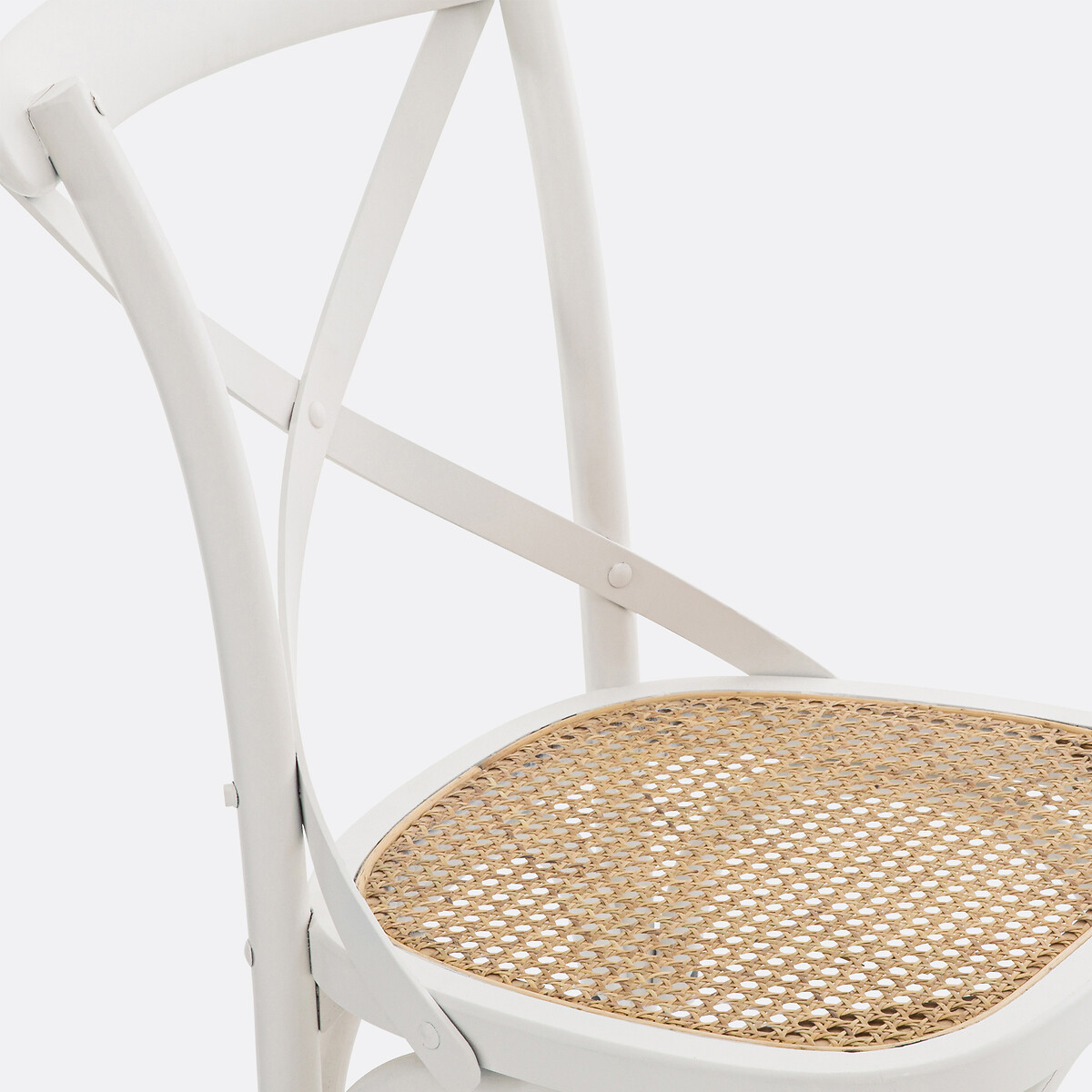 LA REDOUTE INTERIEURS<br>Conjunto de 2 cadeiras, madeira e rattan de cedro