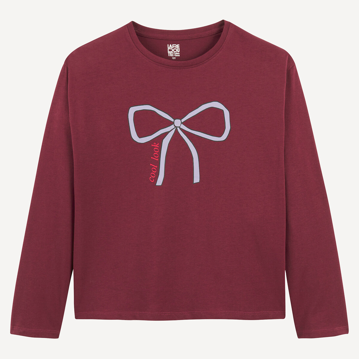 COLEÇÕES LA REDOUTE<br>T-shirt com estampa listrada em lange mouwen