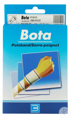 Bota Serre-Poignet Elastique Velcro Blanc Medium 16-17,5cm Pièce 1