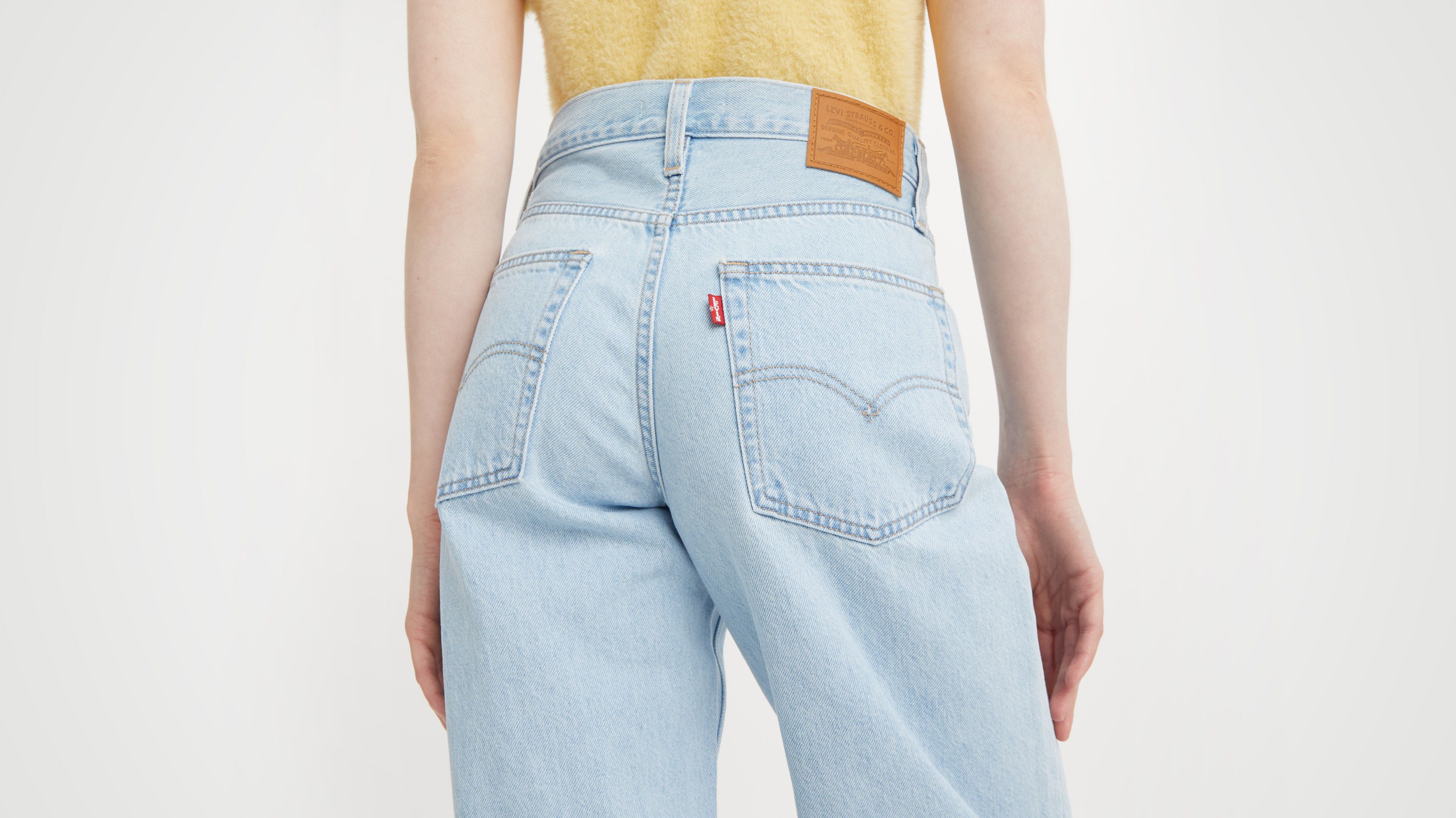 Jean Dad Baggy - Light Indigo Stonewash - Bleu