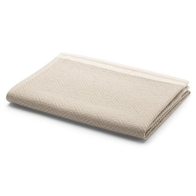 Geschirrtuch Fischgrat, Beige