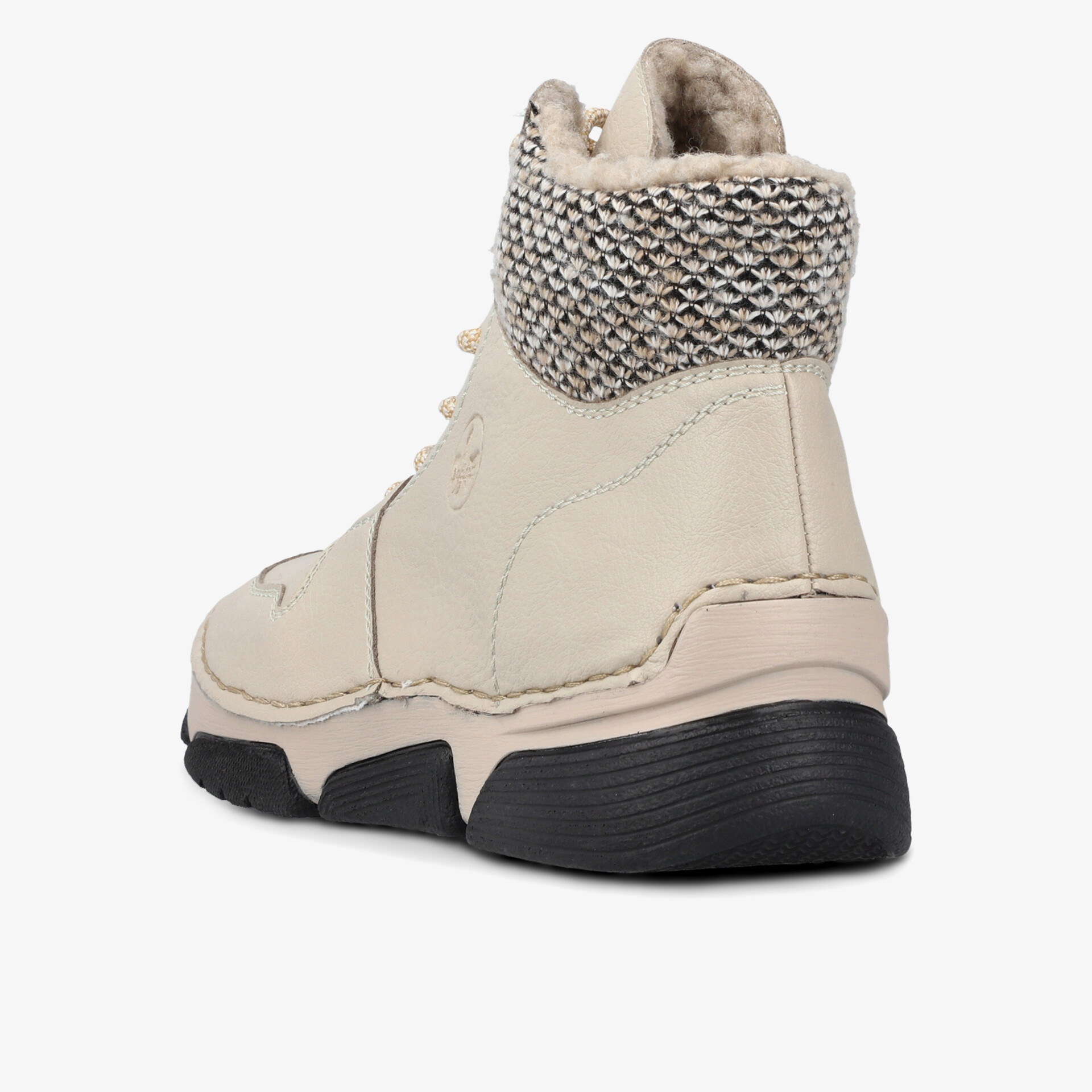 rieker Damen Schnürstiefeletten weiß