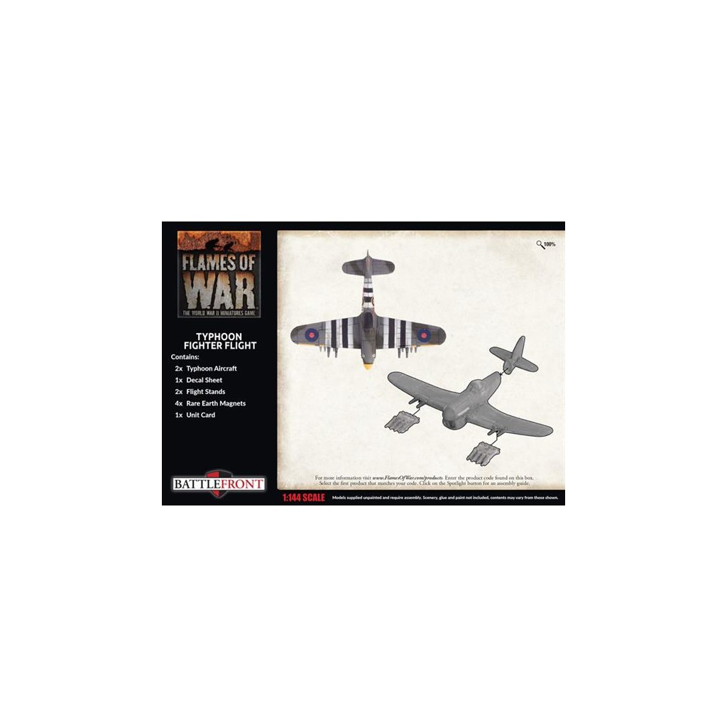 Flames of War - Typhoon Fighter Flight