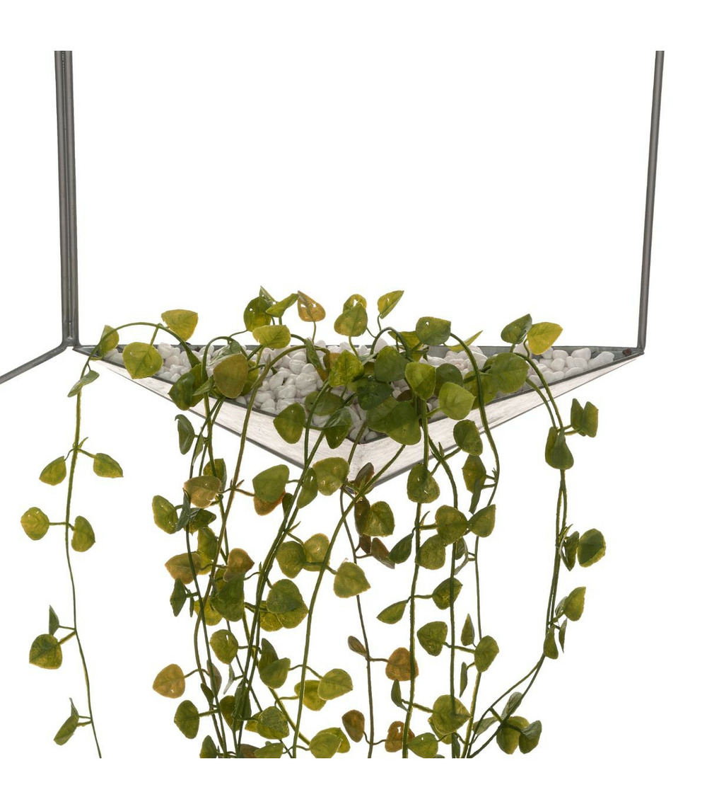Suspension en métal plantes artificielles tombantes