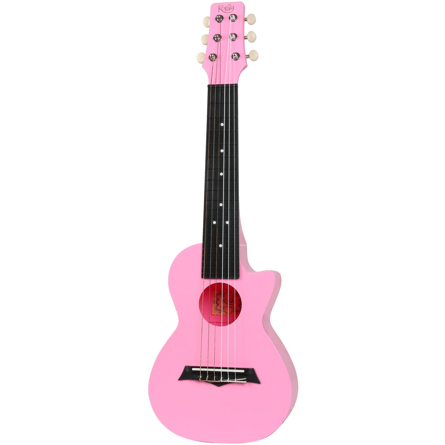 Korala PUG-40-PK polycarbonaat guitarlele roze