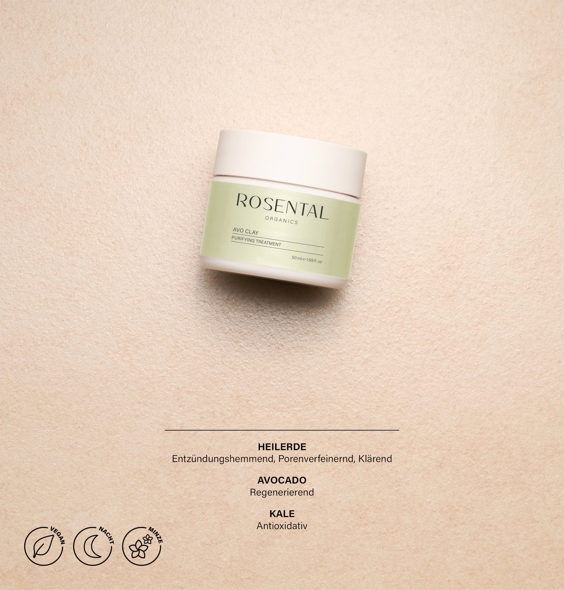 Rosental Organics  Avo Clay Mask, 50 ml