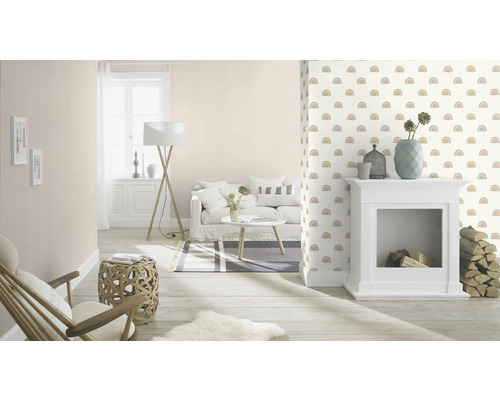 Vliesbehang 252828 Bambino XIX Uni beige