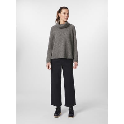 Damen-Rollkragenpullover, Grau