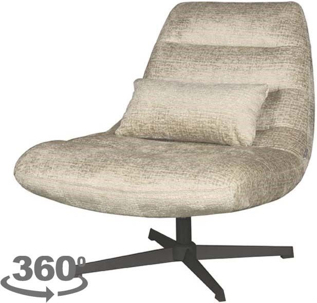 Draaifauteuil Beige Elegance WX-67.002 Nox B77 x D62 x H53 cm