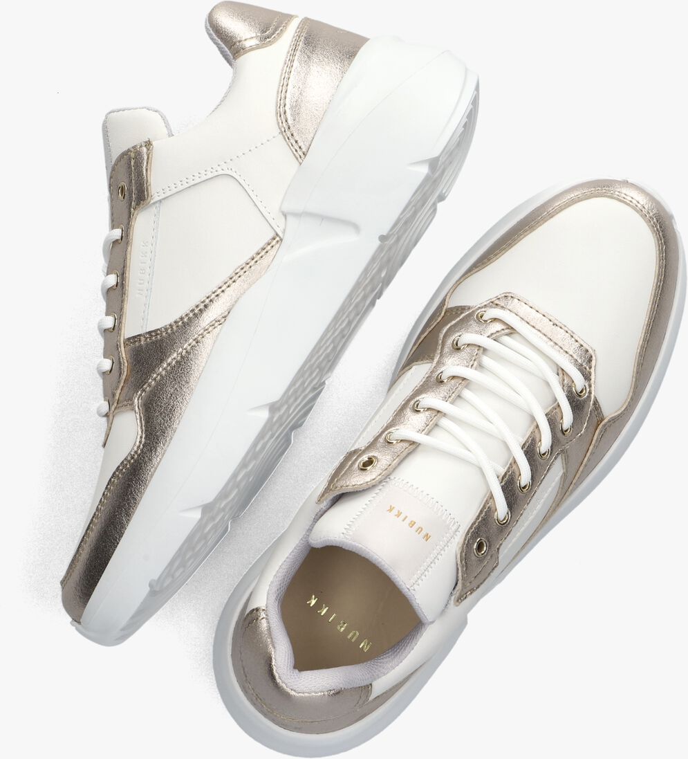 NUBIKK witte nubikk lage sneakers roque road wave