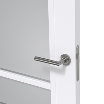 Arne & Bodil binnendeur ABD518 rook glas - extra wit afgelakt - glaslat extra wit