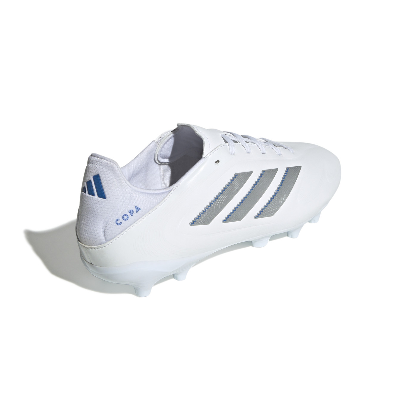 Adidas Copa Pure III League Gras / Kunstgras Voetbalschoenen (MG) Wit Zilver Blauw
