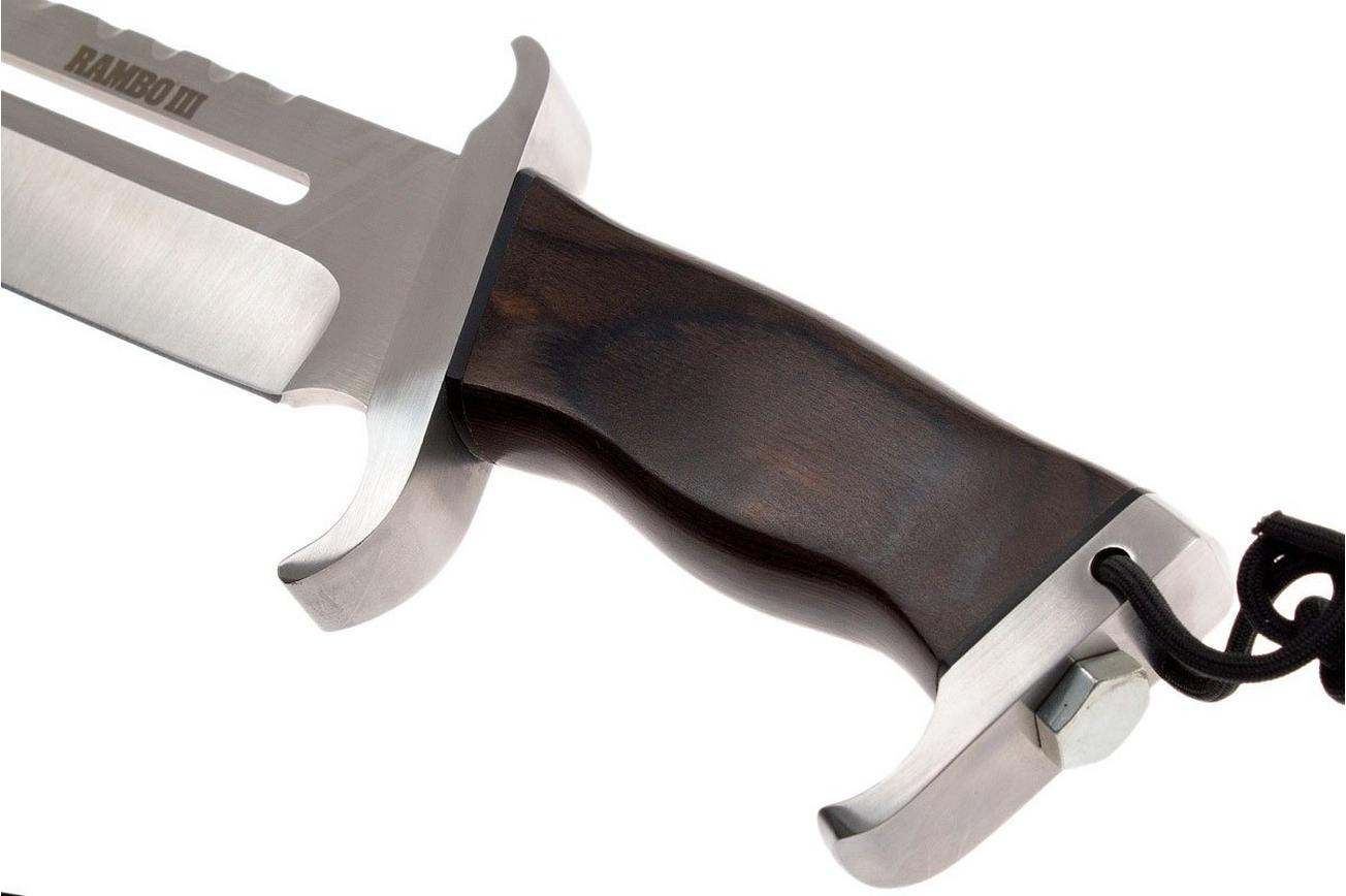 RAMBO knife Rambo 3 Standard Edition met houten handgreep, 9296