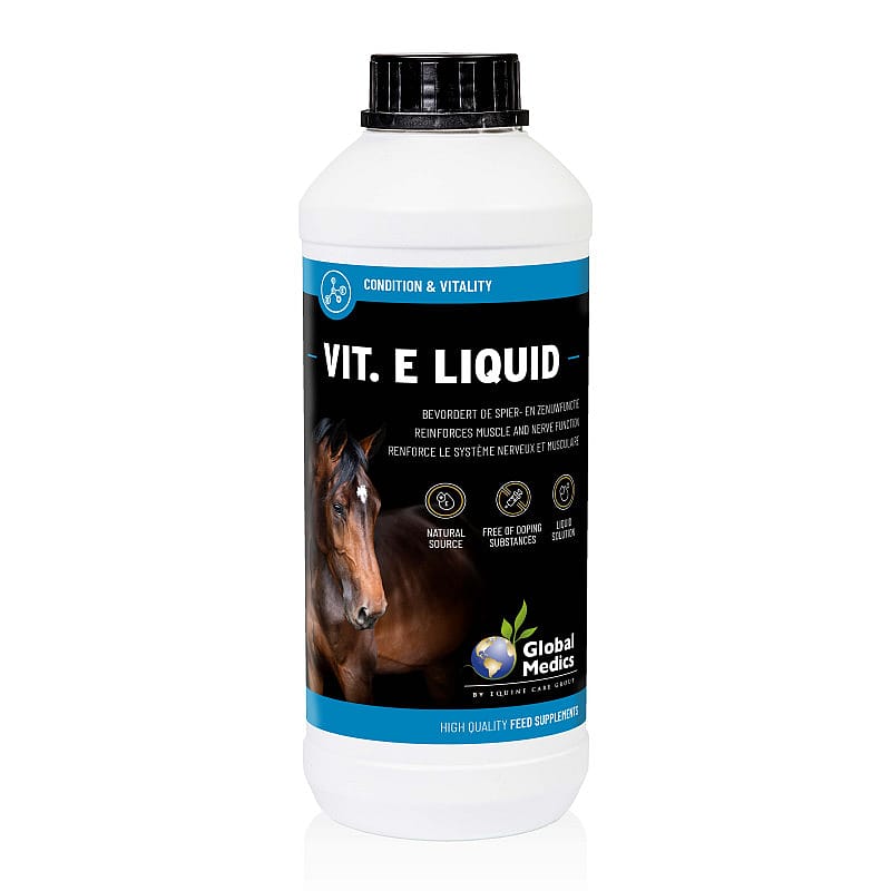 Global Medics Vitamine E Liquid Paard 1 liter | 12258
