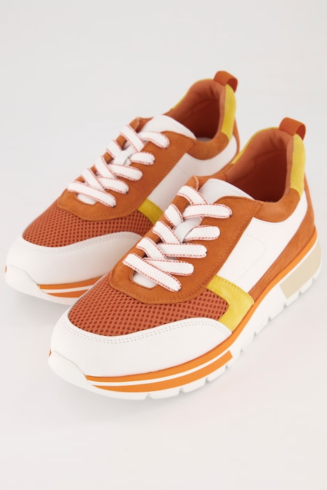 Caprice Leder-Sneaker, Wechselfußbett, Weite H