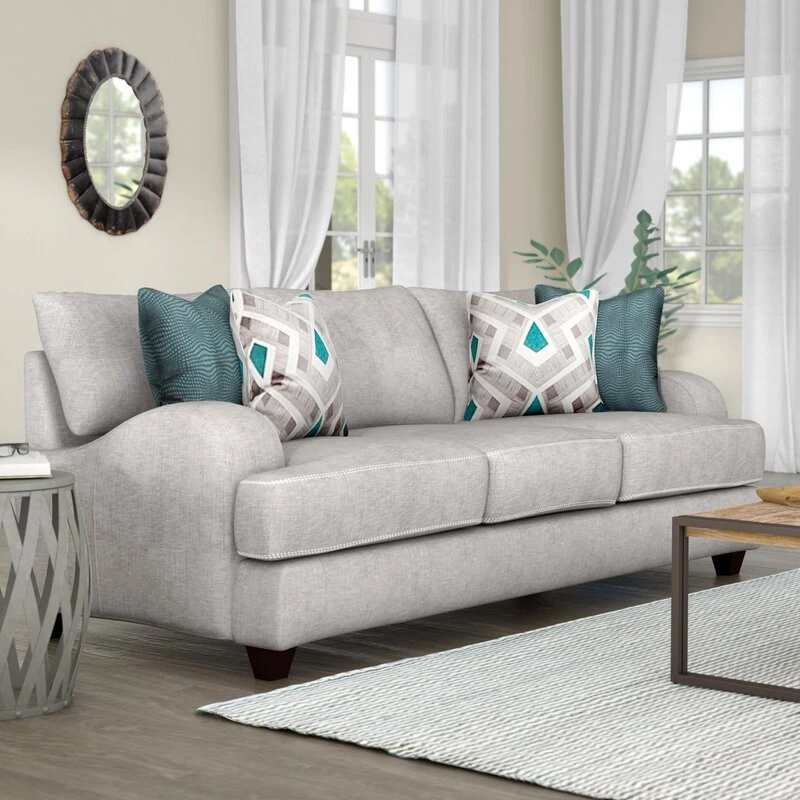 Rosalie 93" Recessed Arm Sofa
