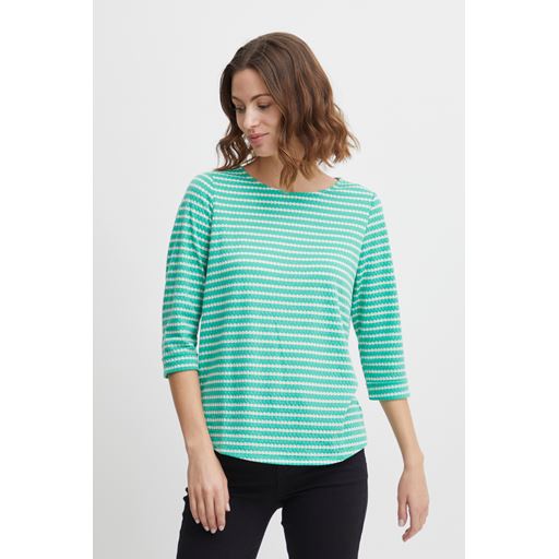Fransa Langærmet T-shirt, Holly Green Mix, M