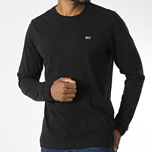 Lot De 2 Tee Shirts Manches Longues 3228 Noir Bleu Marine