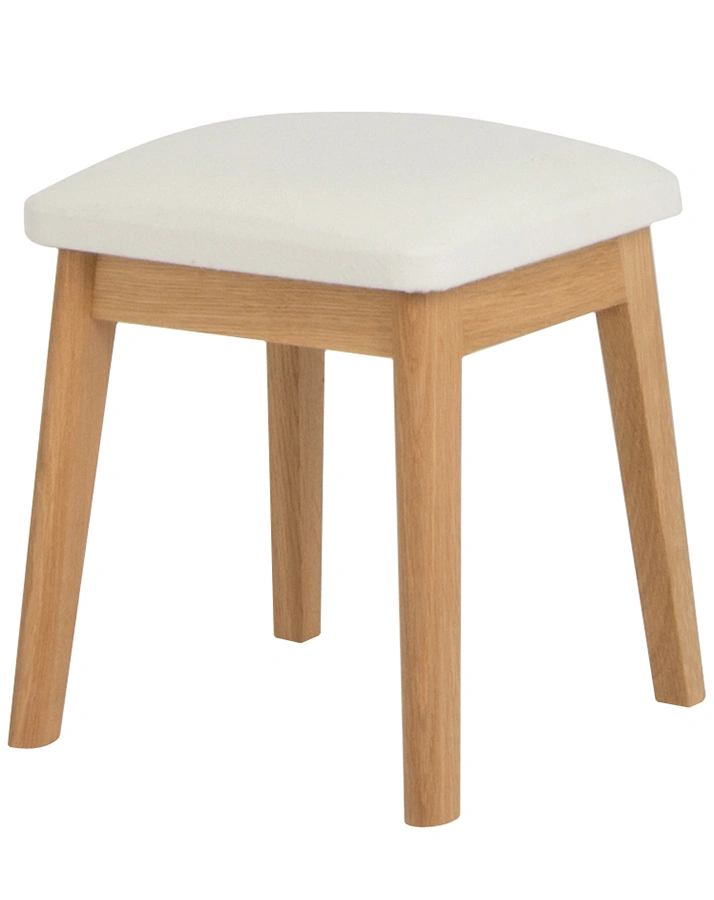 Sitzhocker DEBE.DELINE Eiche in beige