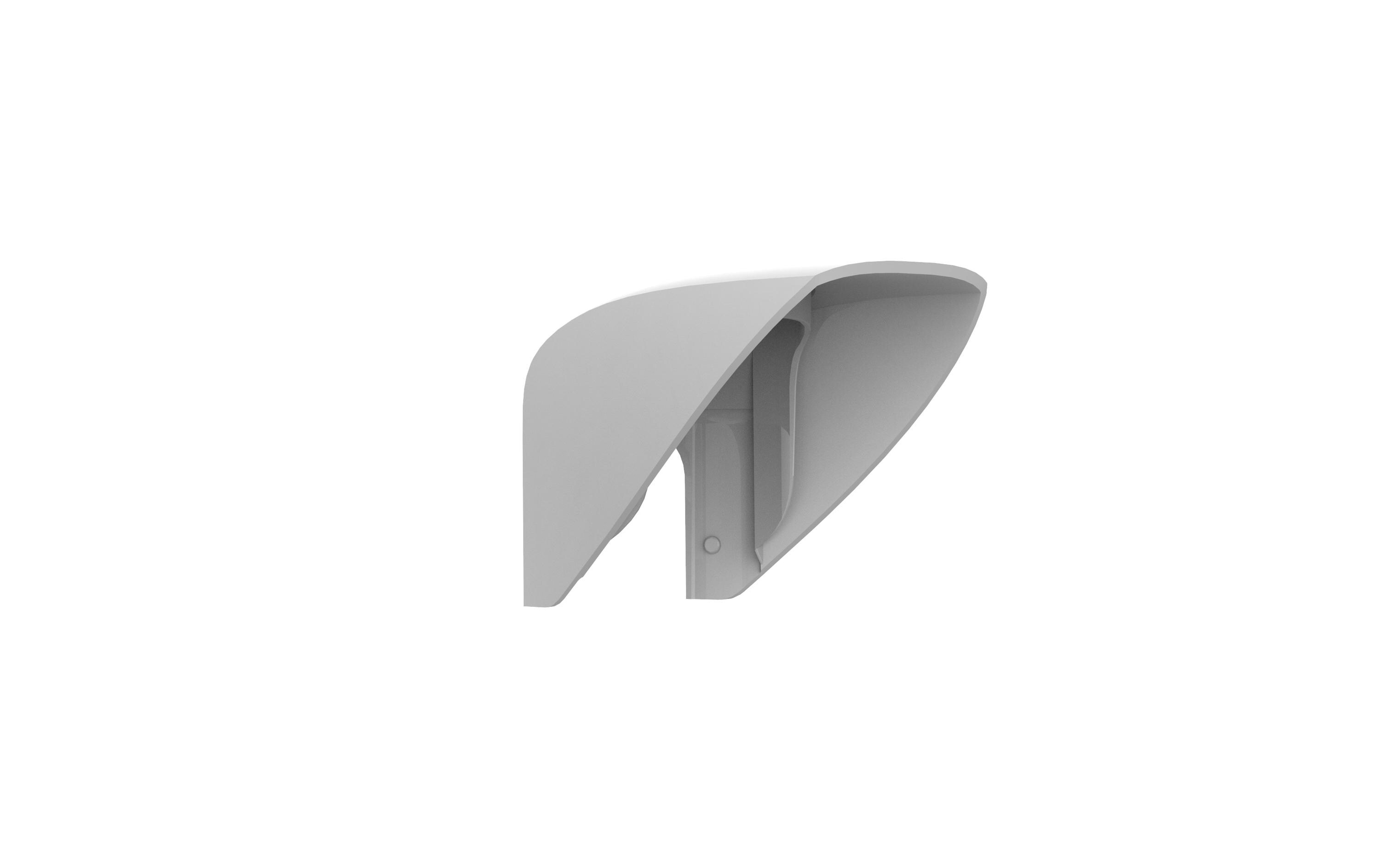 Hood für MotionProtect Outdoor WeissHaube zum Schutz des Anti-Masking-Systems vor Regen und Schnee