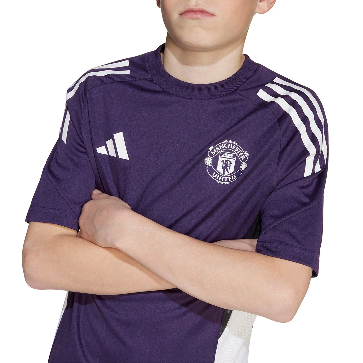 T-Shirt adidas Manchester United Training 2025-2026 Criança
