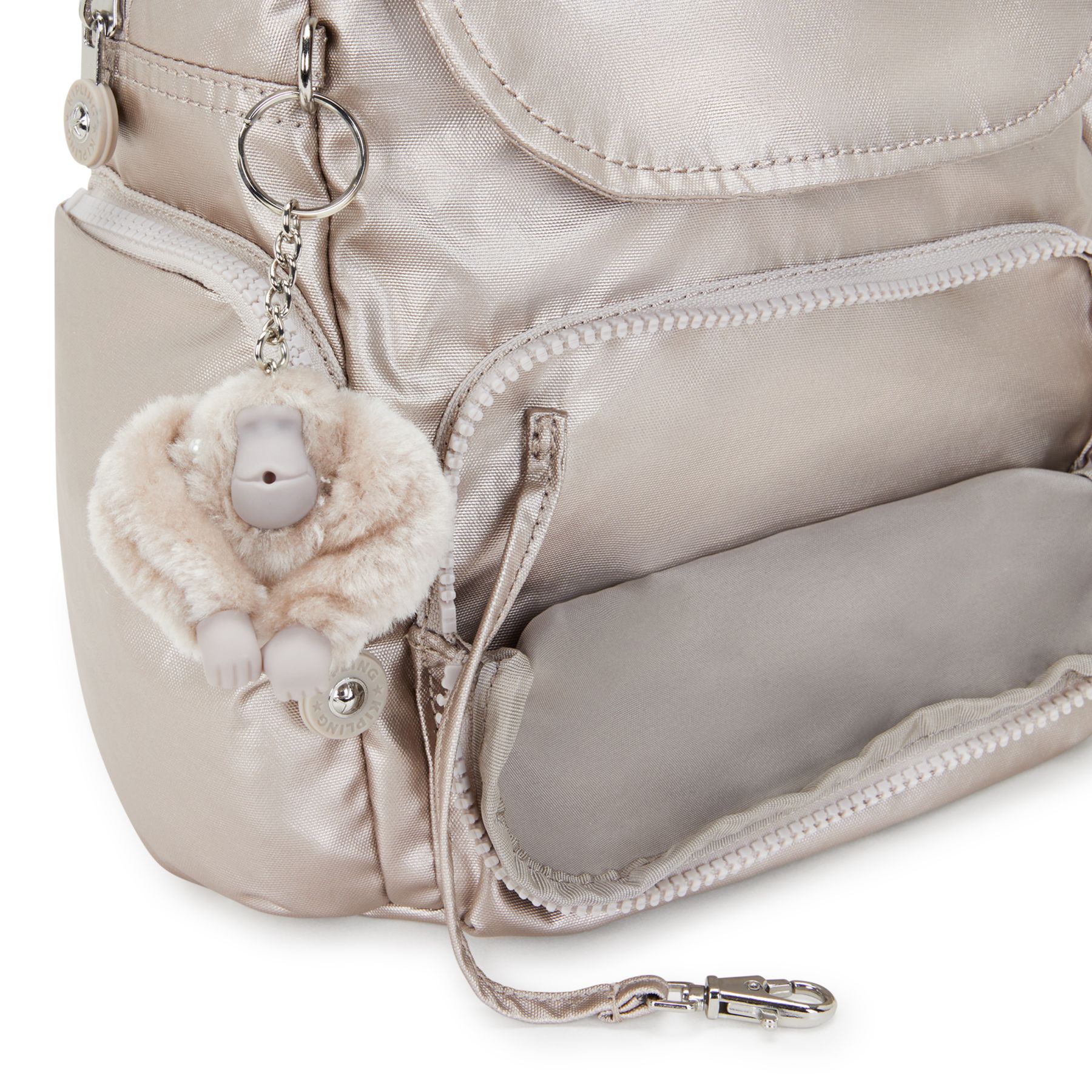 CITY ZIP MINI Mini sac à dos avec bretelles ajustables - Metallic Glow