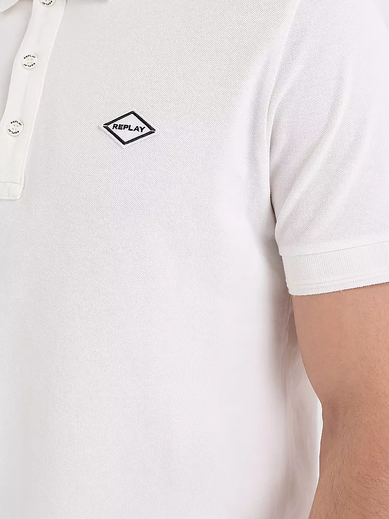 REPLAY Poloshirt  weiss