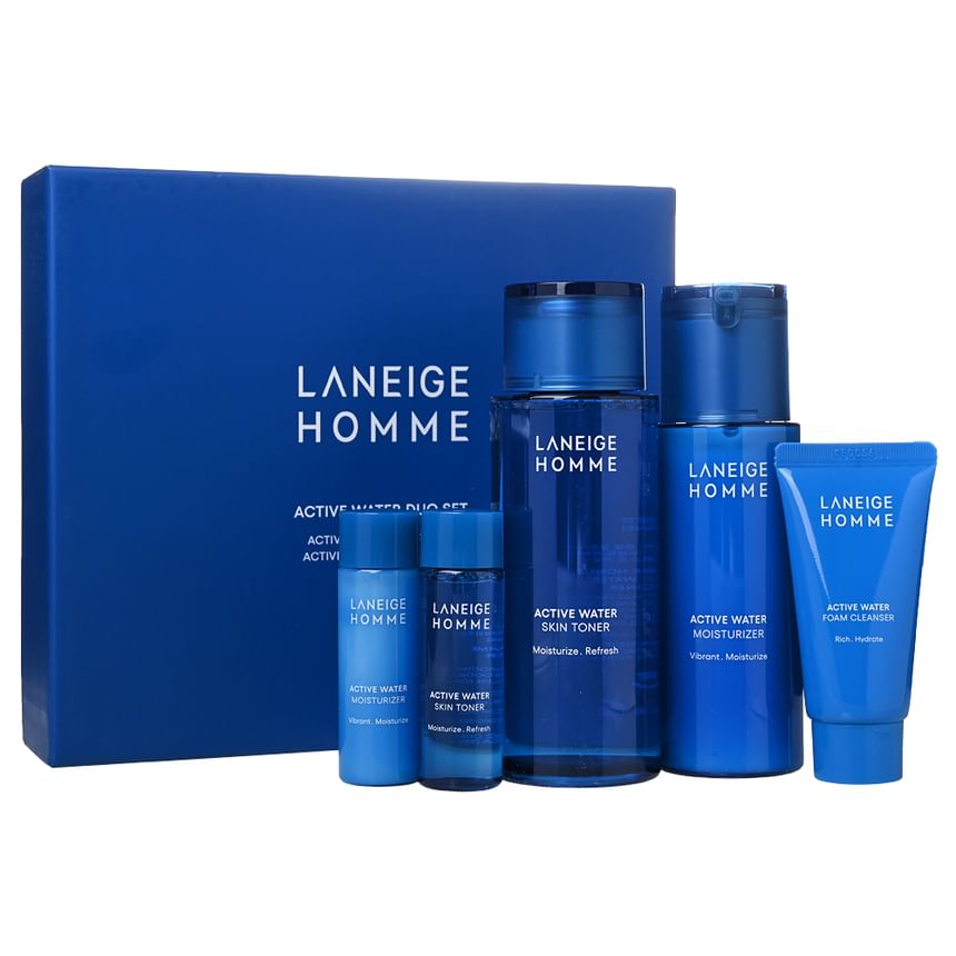 LANEIGE - Homme Active Water Duo Set