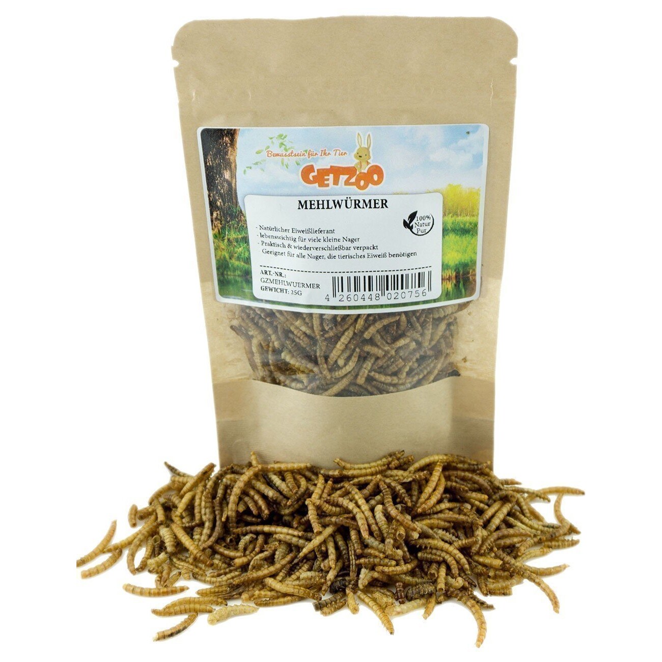 Getzoo Mehlwürmer 25g