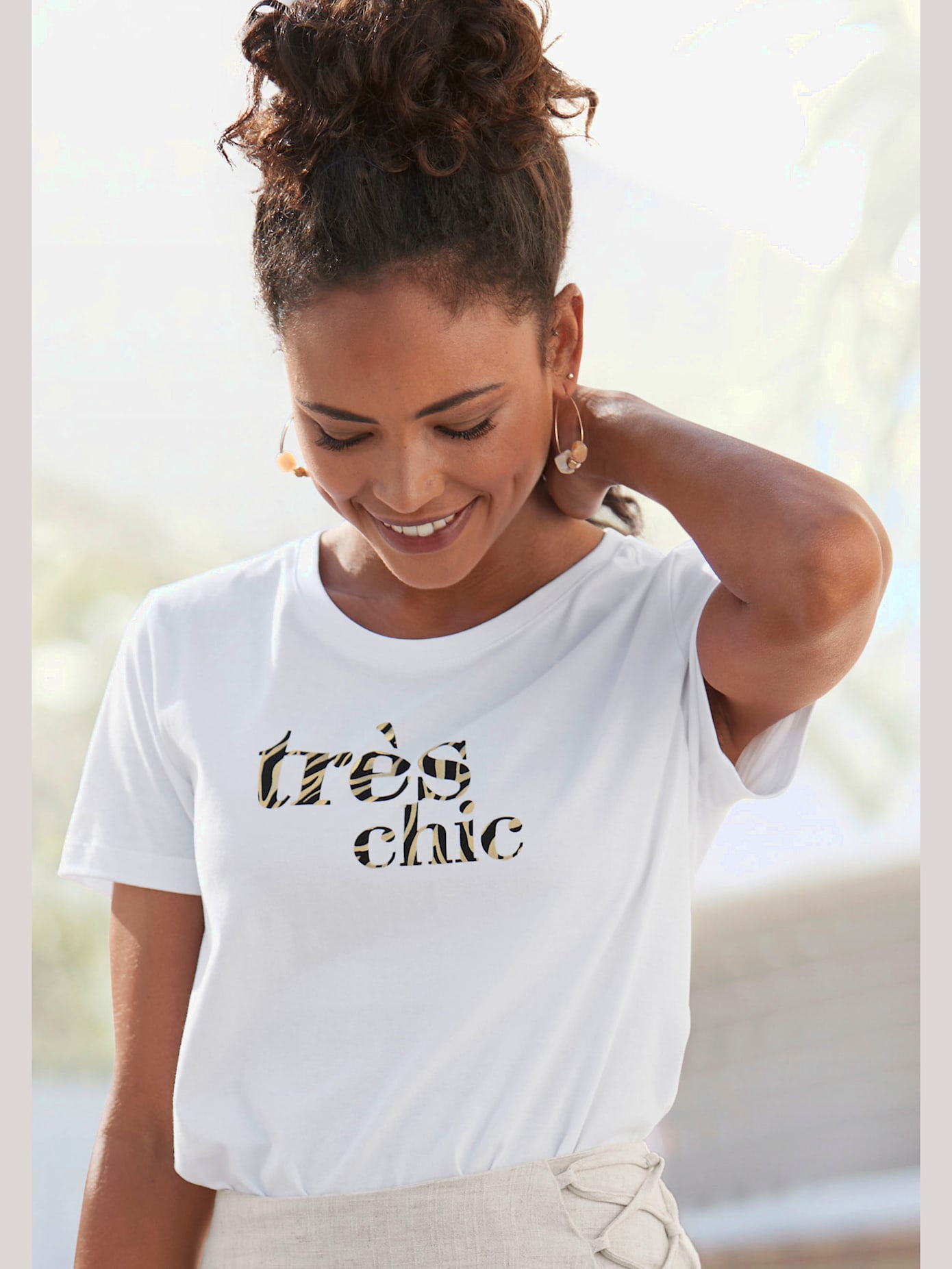 T-shirt encolure ronde