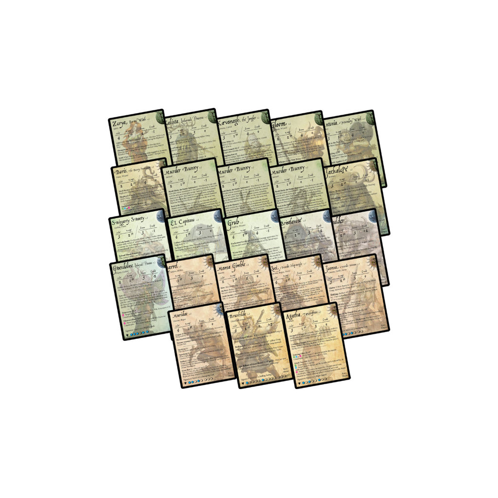 Moonstone: Stat Card Errata Pack 2021