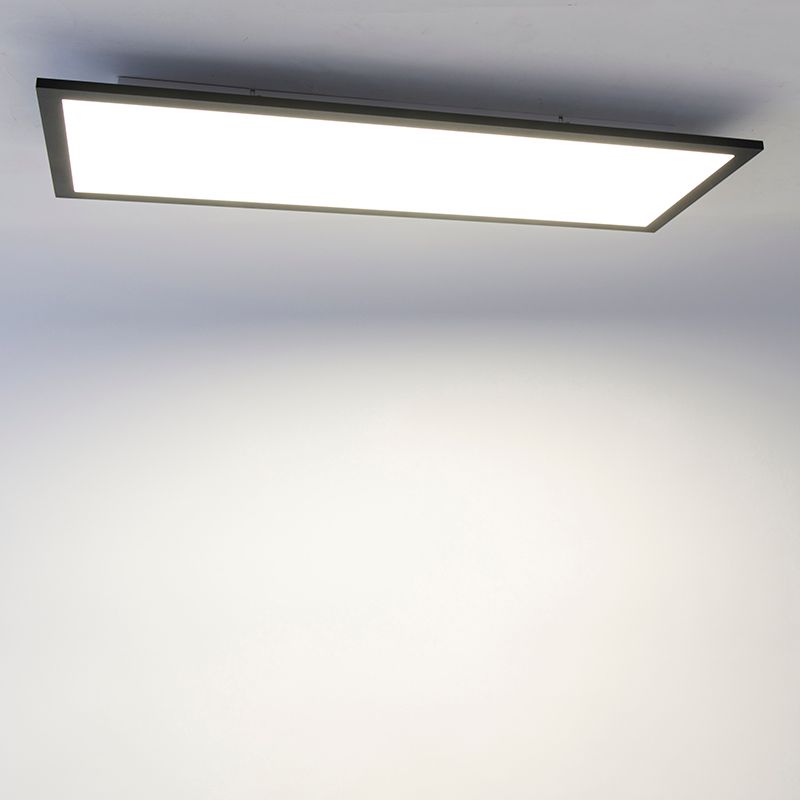 Modern LED paneel zwart 80 cm incl. LED - Liv