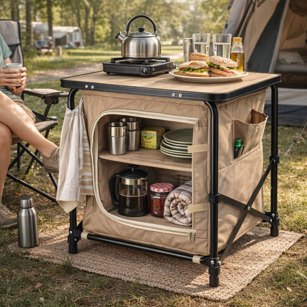 HEM camping opbergkast met blad