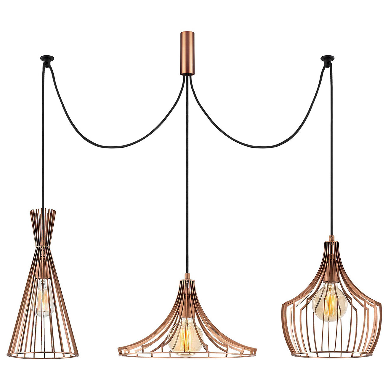 Sheen Suspension Mezopotamya cuivre - D.114xH.130 cm