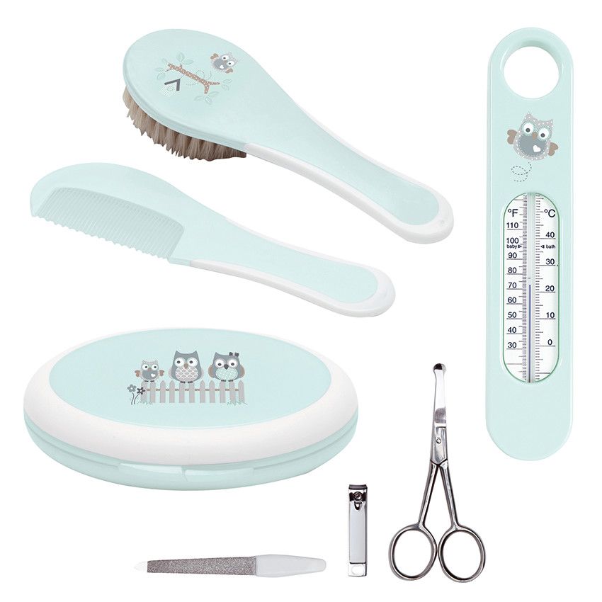 Boîte cadeau set de soins - Owl Family - Doré