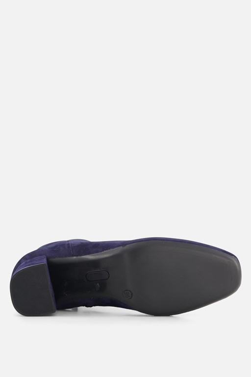 Linea Zeta Enkellaarsjes blauw Suede