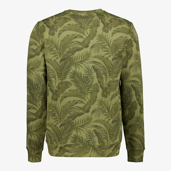 Unsigned heren sweater met botanische print