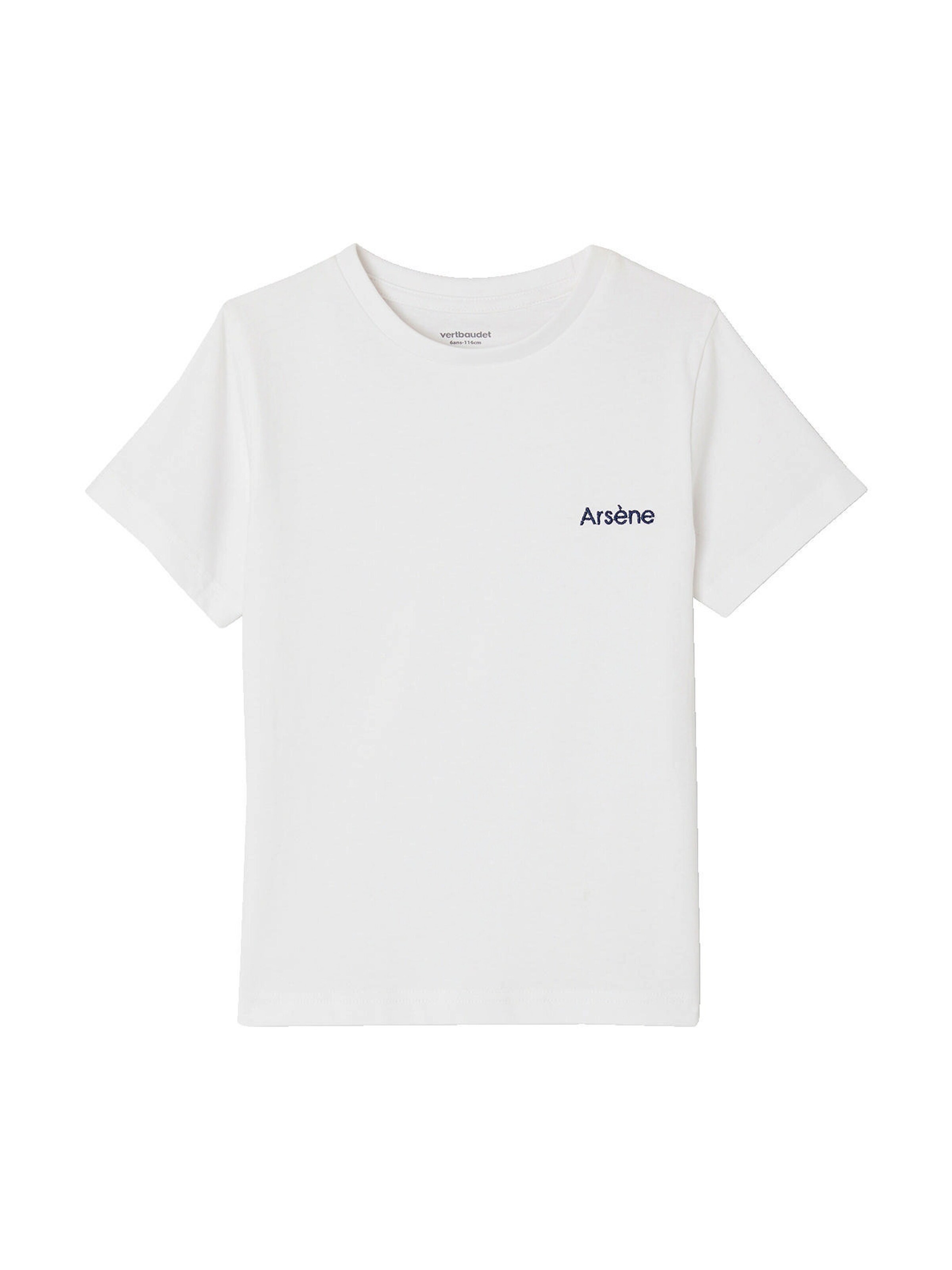 Vertbaudet Jungen T-Shirt BASIC weiß
