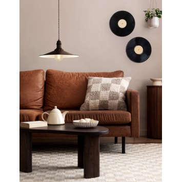 Eglo Hanglamp Stockbury bruin Ø36 cm