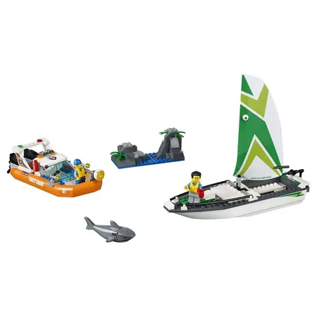 LEGO® City Coast Guard 60168 Segelboot in Not