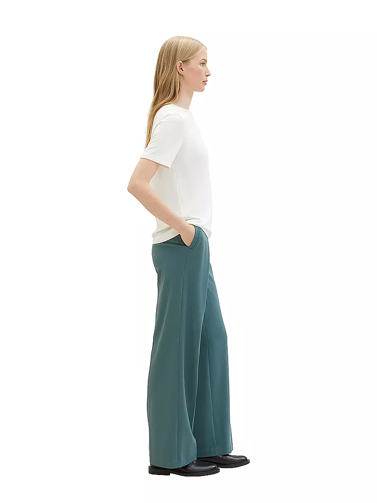 TOM TAILOR Marlenehose grün