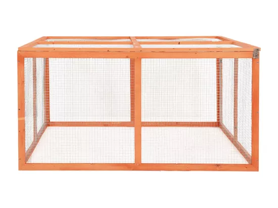 Clapier 124x120x60 cm Bois de sapin massif